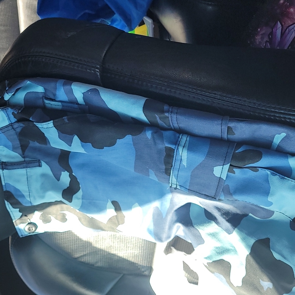 Army blue came shorts